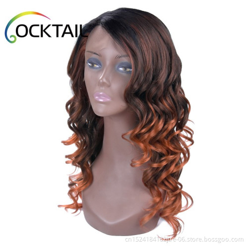 Japanese fiber beautiful long synthetic lace wigs